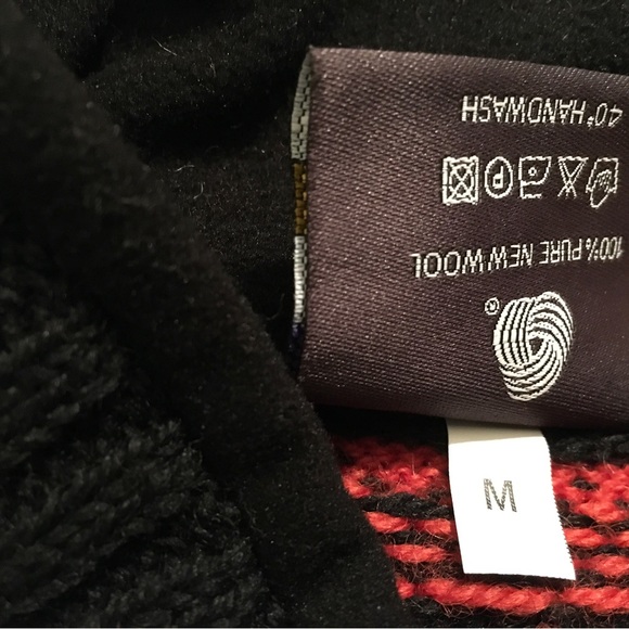 Devold of Norway Orange Wool Quarter Zip sweater, Sz Medium, Made in Norway - Picture 6 of 6